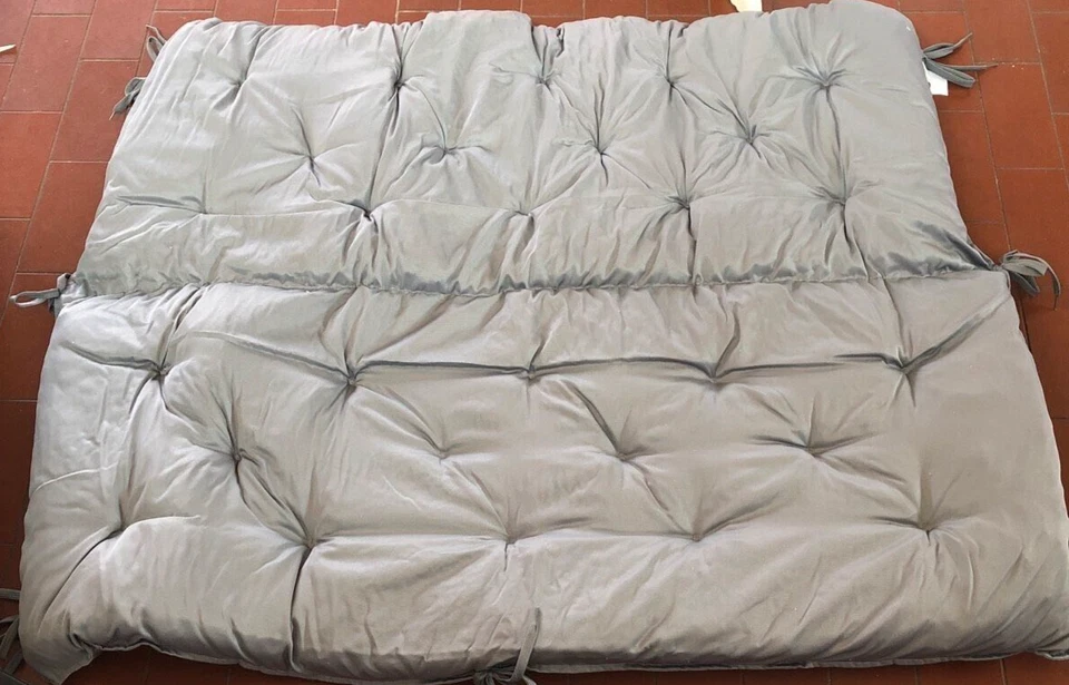 Ambientehome Bench Sitzkissen für Sitzbank 100x98x12 cm Hellgrau