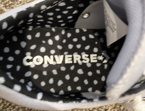 Converse Chuck Taylor All Star Low Top Blue Solid Print women 572368F Sz 7 NWOB - Picture 4 of 7