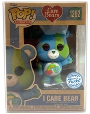 Funko Pop! Care Bears I Care Bear Earth Day #1292 Special Edition with Protector