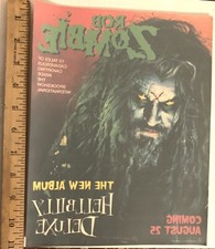 Rob Zombie Hellbilly Deluxe Album Release Promo Cling 8.5x11