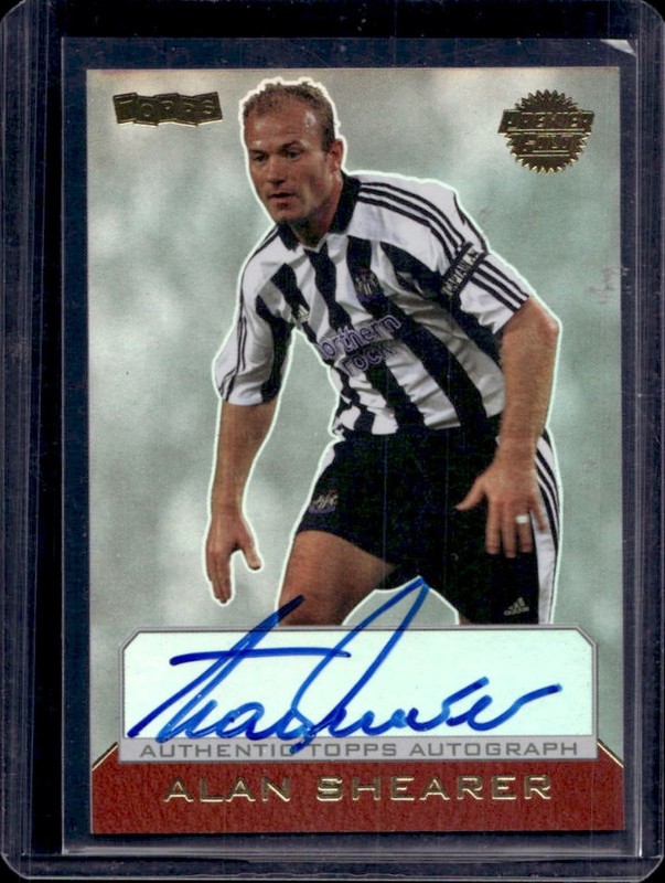 2010 Topps Premier Gold Alan Shearer Hundred Club Autograph Auto #204/260