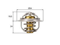 Thermostat, KüHlmittel Mahle TX 212 82D FüR OE 03L121113A - 03L121113A