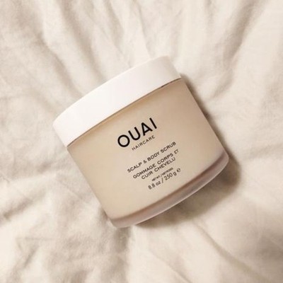 100 % Authentic OUAI Cleansing Scalp & Body Sugar Scrub Size: 8.8 oz/ 250 g
