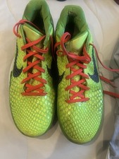 Kobe 6 Grinch men Size 10  Shoes