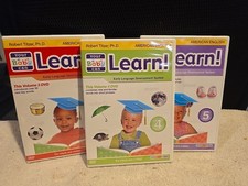 Your Baby Can Learn English - Robert Titzer, Ph.D. - Vol. 3, 4, 5 DVD - NEW