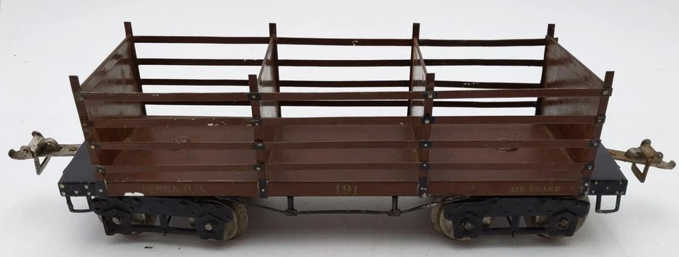 Góndola marrón Ives 191 vintage calibre estándar ferrocarril Pennsylvania Foto 2 de 4