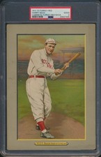 1911 T3 TURKEY RED BASEBALL AD BACK HARRY NILES PSA 2 GOOD