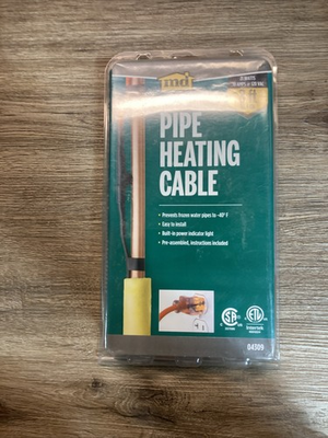 #ad #ad New md 04309 Electric Pipe Heating Cable 3 ft Built In Light Indicator $18.99