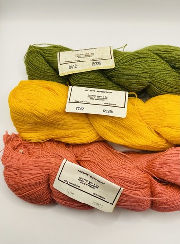 DMC Broder Medicis Needlepoint 100% Wool 7104, 7742, 8412 50g Yarn - 3 50g Hanks - Picture 2 of 2
