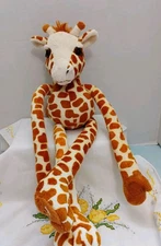 FAO Schwarz Toys R Us Tug a Lug Giraffe 8” Plush Long Arms Stuffed Animal 2011