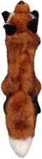 ALL FOR PAWS Squeaky Doy Toy, Fox Dog Toy for Small Medium Large Breed, Puppy