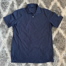 2 Peter Millar Short Sleeve Polo Shirts Men’s Sz Medium Great Cond Summer Comfrt