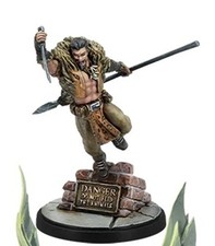 Kraven model, character card and base Marvel Crisis Protocol Spider-Foes