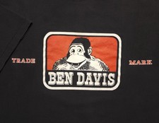 Vintage 1990s Ben Davis Logo Trade Mark Faded Made in USA 2XL Shirt