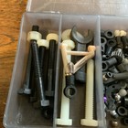 Vintage 1/12 Scale RC Pan Car Large Parts Lot, body posts, steering arms… — photo 1