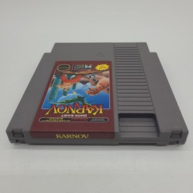 Data East Karnov Nintendo Nes Authentic Cartridge With Manual & Sleeve Tested 