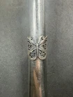 4.5g VTG Sterling Silver 925 Filigree Butterfly Ring Size 7 Jewelry Lot G