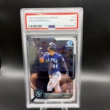 2022 Bowman Chrome Julio Rodriguez #48 PSA 9 Rookie Seattle Mariners (RC)