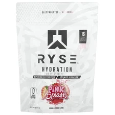 Hydration, On-The-Go Electrolyte Drink Mix, Pink Splash, 16 Sticks, 0.23 oz (6.4