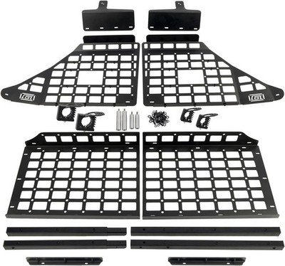 Black Molle Panel System Trunk Shelf For TOYOTA 4RUNNER 2010-2024
