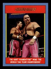 2017 Topps Heritage WWE 30 Years of SummerSlam The Hart Foundation Wins #5