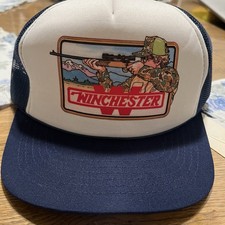 vintage 1977 Winchester trucker hat Blue NWT ...