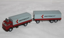 1:87 Wiking Mercedes Benz LKW  Anhängerzug mit Plane "ZEITFRACHT" - ohne OVP