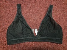 New PINK Victoria's Secret Black Bralette Size Large