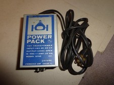 Vtg 1960  s Strombecker BLUE Power Pack Slot Race Car Transformer 9702 Tested