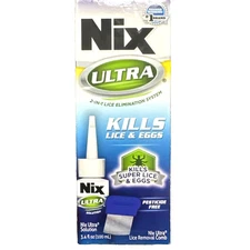 Nix Ultra 2-in-1 Super Lice Treatment with Lice & Egg Removal Comb (EXP 10/2025)