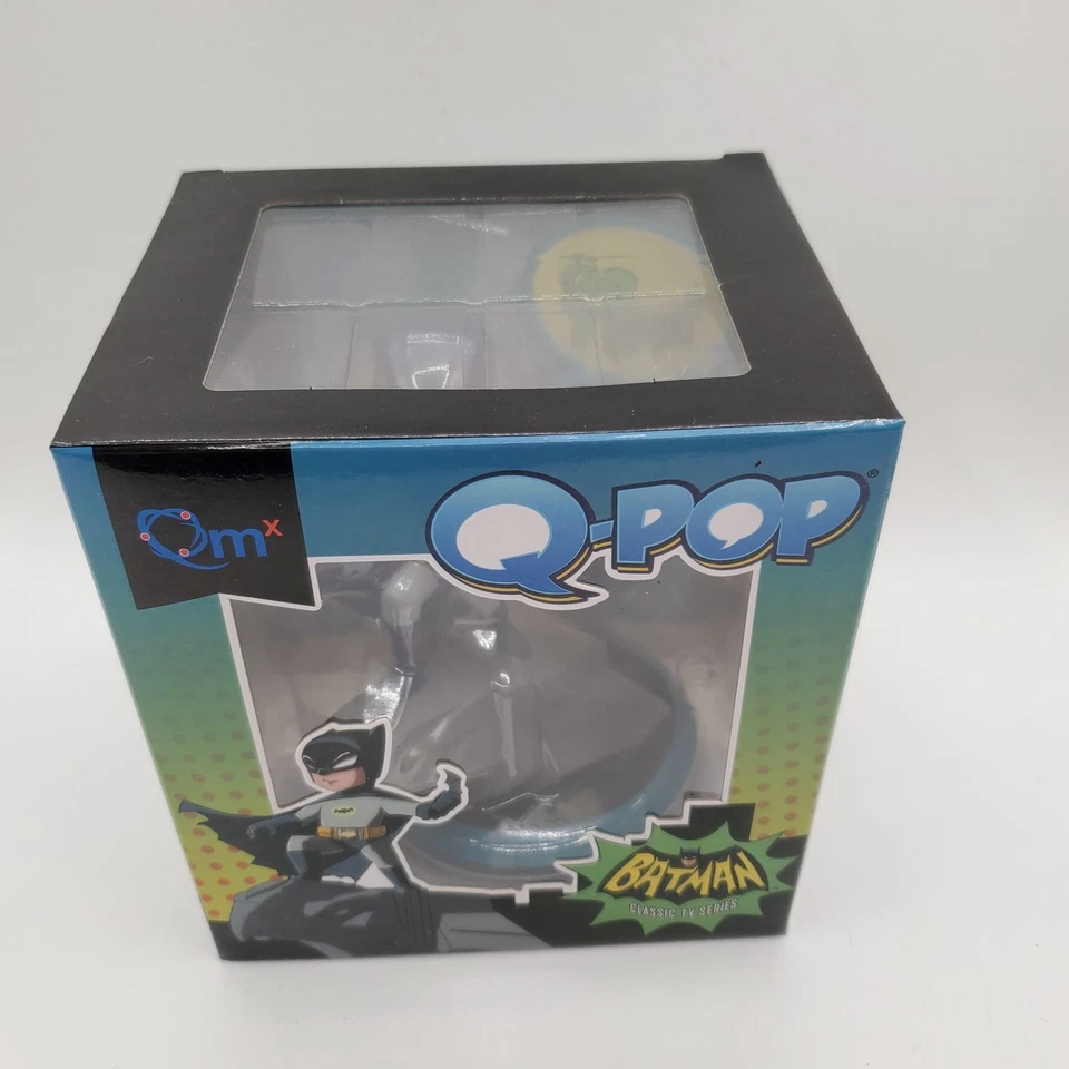 Q-POP Batman Serie de TV Clásica 1966 Adam West QMx Figura LootCrate Exclusivo NUEVO Foto 2 de 4