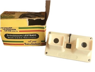 Lestrade Stereoskop Vintage original verpackt Simplex Betrachter Frankreich 60er Jahre