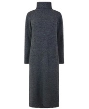 Pieces Women’s Turtle Neck Sweater Dress Grey Size UK 10 Small