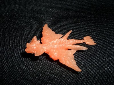 Shining Godzilla Flying Destoroyah Pink GID Glow in Dark Rubber Keshi Figure
