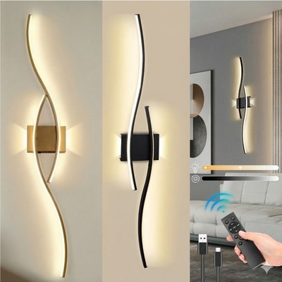 Kabellose LED Wandleuchte Dimmbar Wandleuchten Wiederaufladbar LED Wandlampe Fernbedienung
