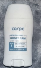 SEALED Carpe Underarm Lotion Antiperspirant Mountain Breeze, 1.69 fl oz