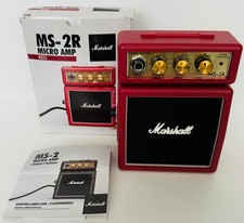 Micro Amplificatore MARSHALL MS-2R / Rosso / OTTIME CONDIZIONI!