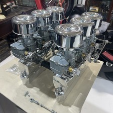 Eelco Intake Nailhead 401 425 Alum 6 Stromberg 97s With 2 Risers Bolts Incl.