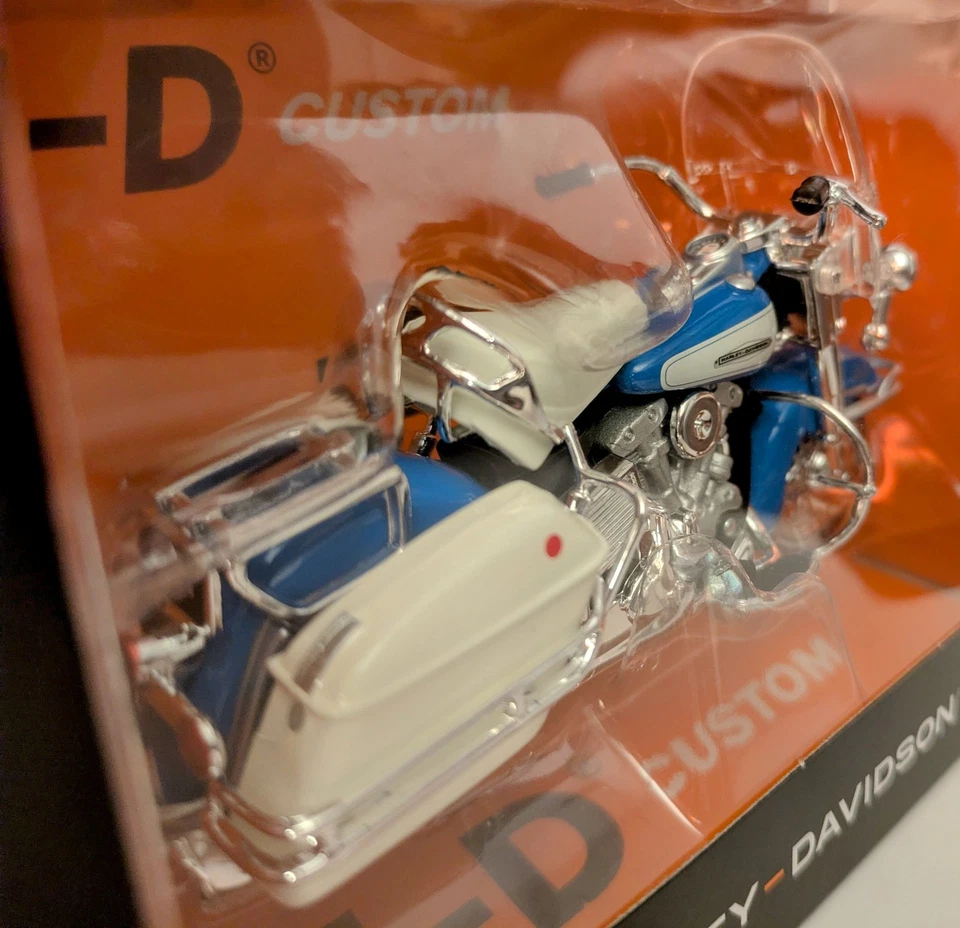 Maisto Harley Davidson 1966 FLH Electra Glide Series 44 1:18 Die Cast Foto 3 de 4