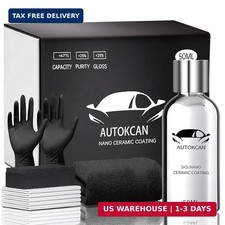 Nano Ceramic Coating for Cars, 10H High Gloss 50ML Anti-Scratch SiO2 Ceramic Coa