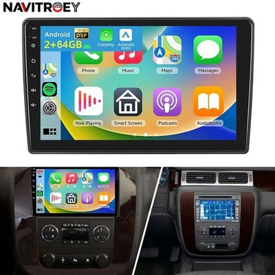 Apple Carplay Car Radio For GMC Chevy Avalanche Silverado Express Suburban Tahoe