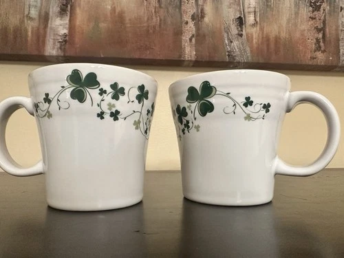 Homer Laughlin Fiesta St. Patrick’s Mugs Set of 2
