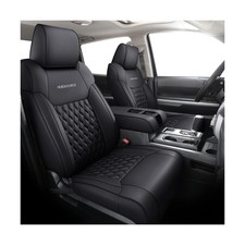 Huidasource Tundra Seat Covers, Front  Rear Leather Car Seat Cover, Waterpro...