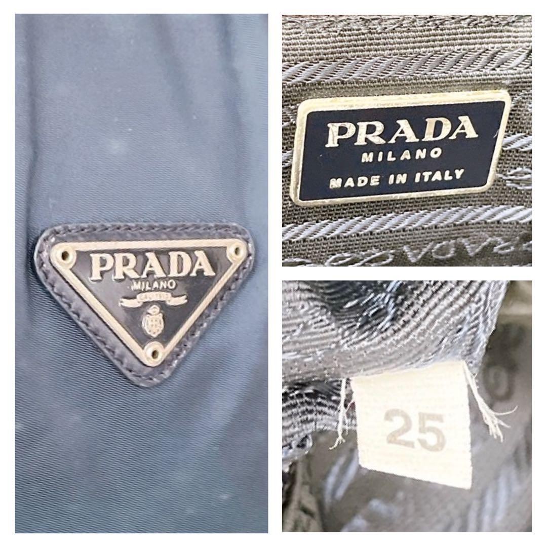 Rare PRADA Triangular Logo Nylon Mini Boston Bag … - image 10