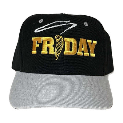 Black/Gray Snapback Baseball Cap Hat Embroidered ''FRIDAY'' Men s One Size