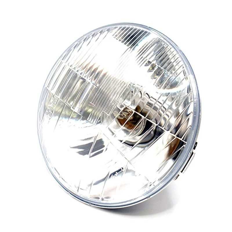 Optique de phare Jeep Willys MB ampoule 6V pour Hotchkiss M201 et Ford GPW WOA1033 verre strié