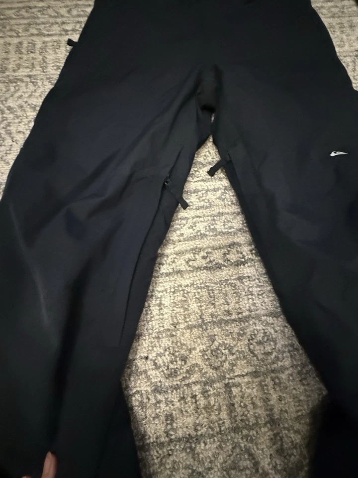 Quiksilver Pantalones de Nieve Juveniles 12 Medianos Negros Impermeables Dryflight Esquí Snowboard Foto 2 de 4