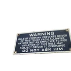 New Listingvintage standard oil metal warning sign