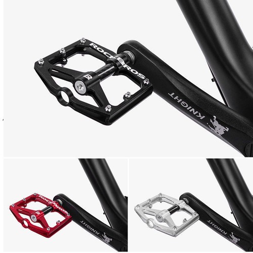 ROCKBROS Bicycle Pedals DU Sealed Bearing Aluminum Alloy Non-Slip Pedals 9/16'' - Picture 10 of 15