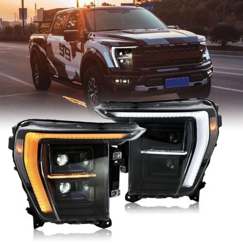 Faros LED para Ford F150 2021-2023 luces traseras DRL animación proyector lámpara - Imagen 20 de 24